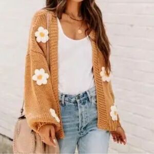 BaeVely daisy cardigan in a small.